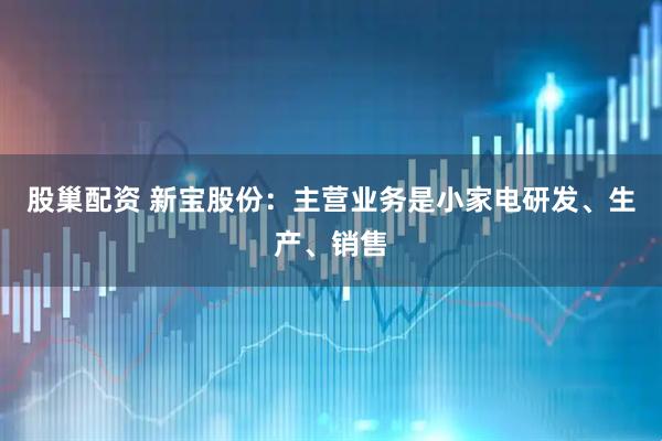 股巢配资 新宝股份：主营业务是小家电研发、生产、销售
