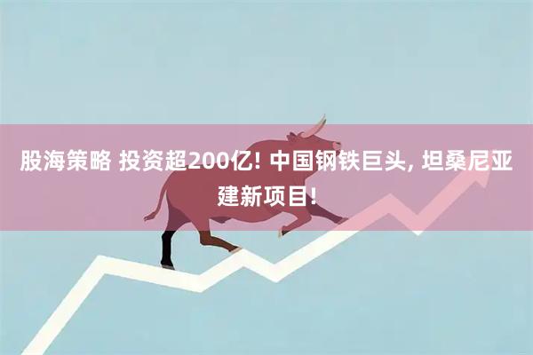 股海策略 投资超200亿! 中国钢铁巨头, 坦桑尼亚建新项目!
