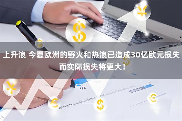 上升浪 今夏欧洲的野火和热浪已造成30亿欧元损失 而实际损失将更大！